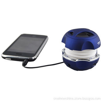 Portable Capsule Stereo Mini Speaker w/Audio Loudspeaker for iPod/iPhone/Androids/Laptop/OEM & ODM